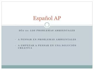 espa ol ap