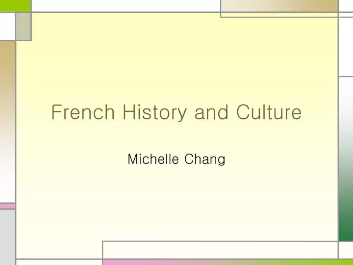 french history and culture