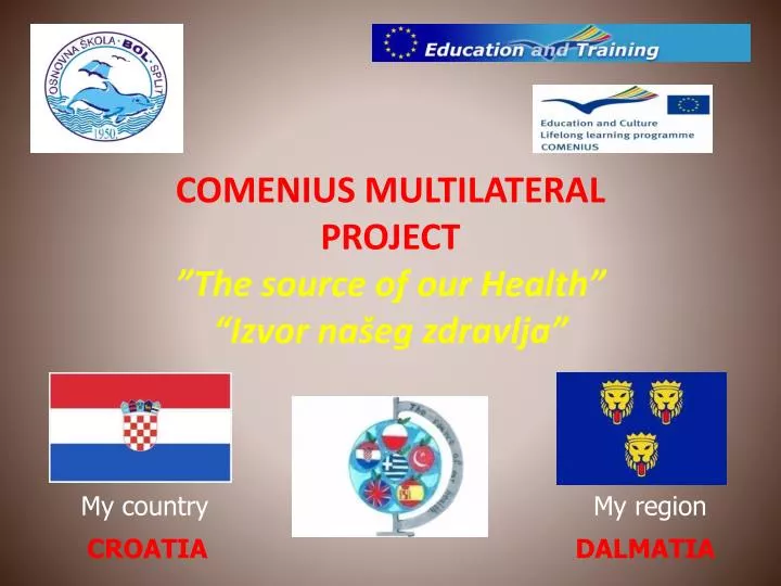 comenius multilateral project the source of our health izvor na eg zdravlja