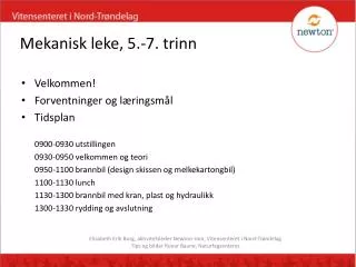 mekanisk leke 5 7 trinn