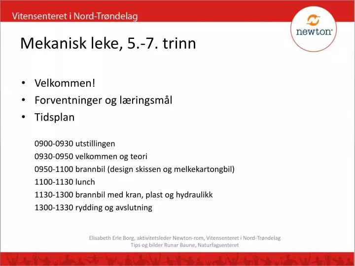 mekanisk leke 5 7 trinn