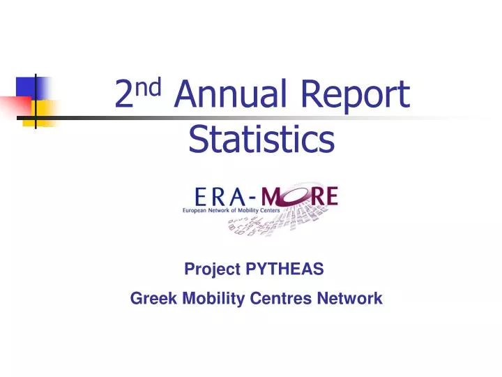 2 nd annual report statistics