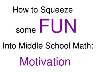 How to Squeeze