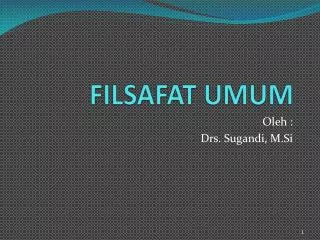 filsafat umum