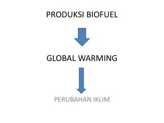 PRODUKSI BIOFUEL GLOBAL WARMING
