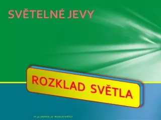 sv teln jevy