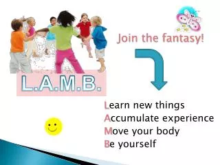L earn new things A ccumulate experience M ove your body B e yourself