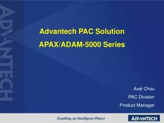 Advantech PAC Solution APAX/ADAM-5000 Series