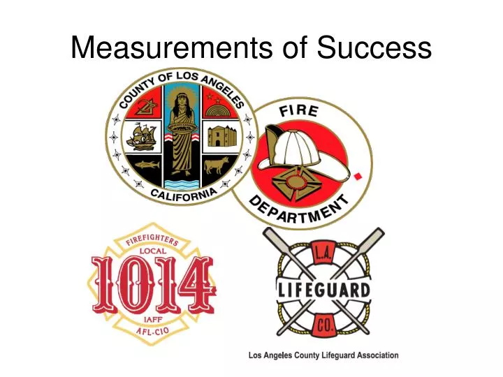 measurements of success