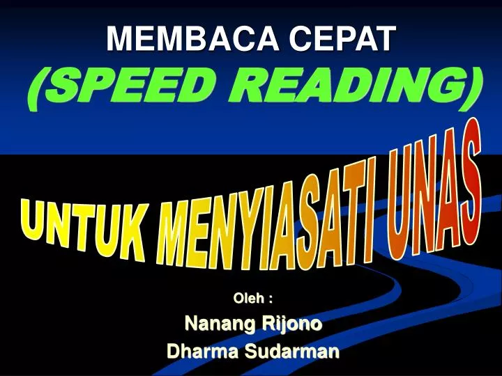 membaca cepat speed reading