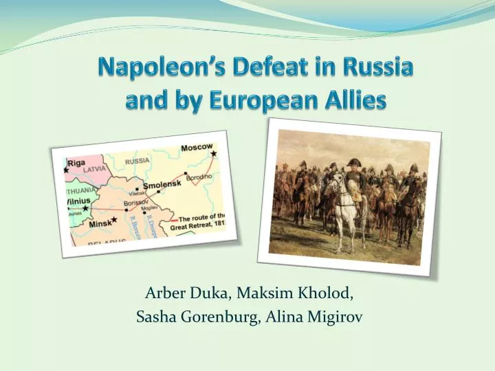 napoleon s defeat in russia and by european allies