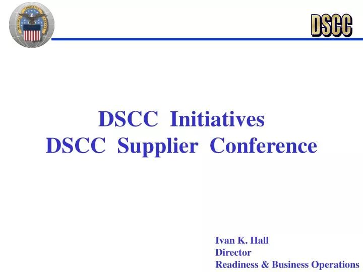 dscc initiatives dscc supplier conference