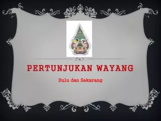 pertunjukan wayang