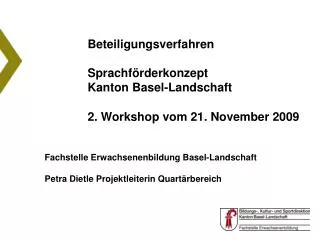 fachstelle erwachsenenbildung basel landschaft petra dietle projektleiterin quart rbereich