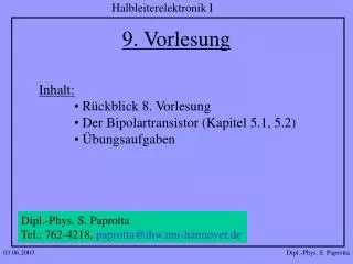 9 vorlesung