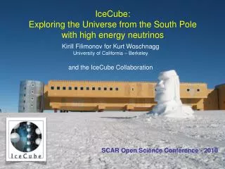 IceCube: Exploring the Universe from the South Pole with high energy neutrinos