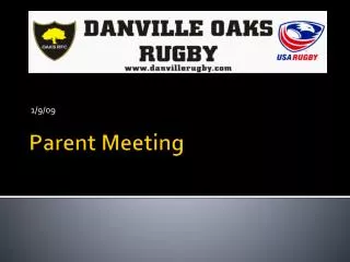 Parent Meeting