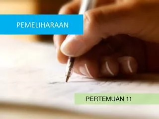pemeliharaan