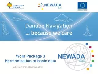 Work Package 3 Harmonisation of basic data