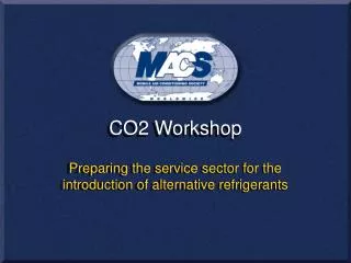 CO2 Workshop