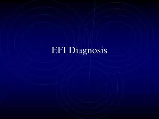 EFI Diagnosis