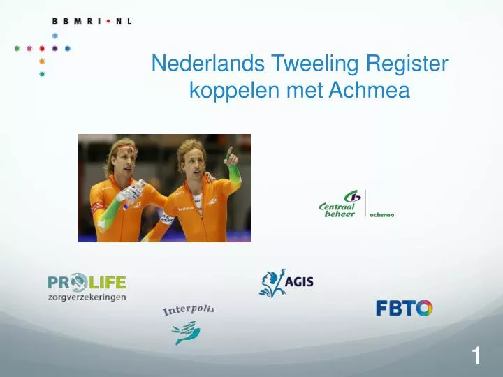 nederlands tweeling register koppelen met achmea
