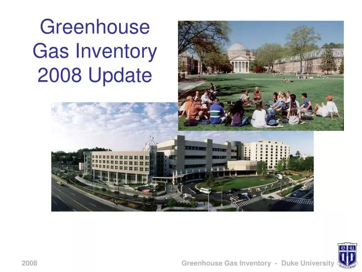 greenhouse gas inventory 2008 update