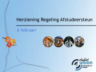 herziening regeling afstudeersteun