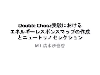 double chooz