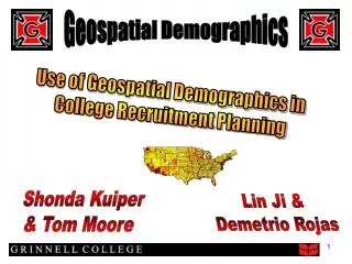Geospatial Demographics