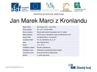 jan marek marci z kronlandu