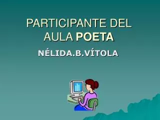 participante del aula poeta