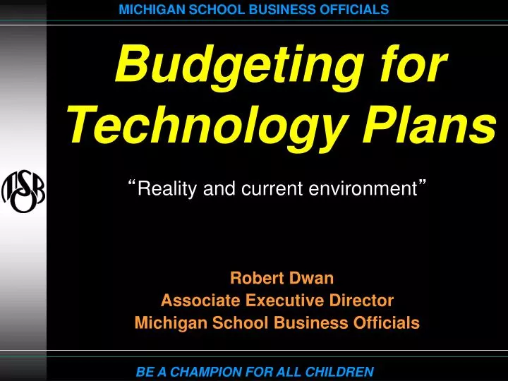 budgeting for technology plans