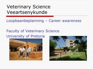 Veterinary Science Veeartsenykunde