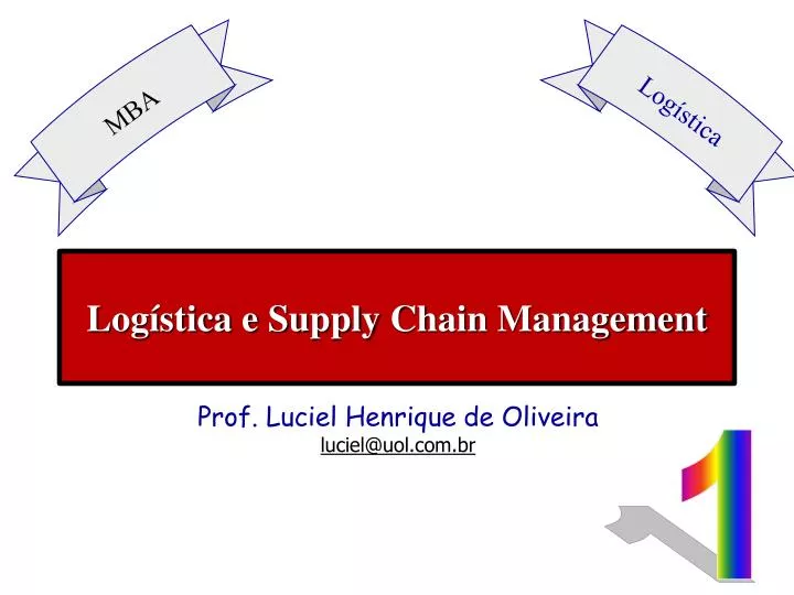 log stica e supply chain management