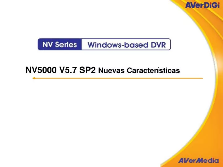 nv5000 v5 7 sp2 nuevas caracter sticas