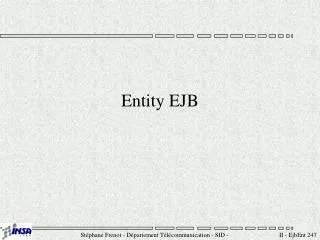 entity ejb