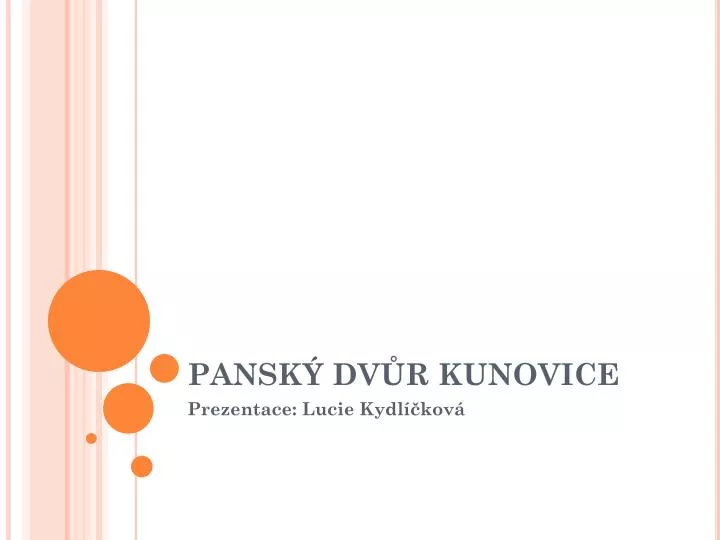 pansk dv r kunovice