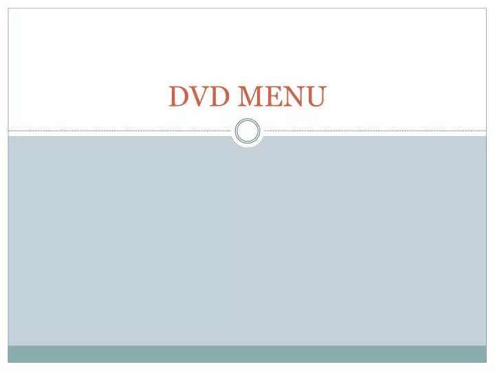 dvd menu