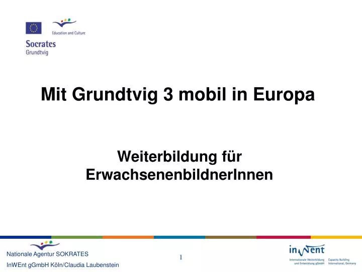 mit grundtvig 3 mobil in europa