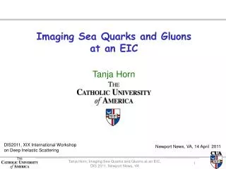 Imaging Sea Quarks and Gluons at an EIC