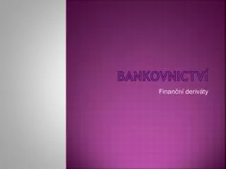 bankovnictv