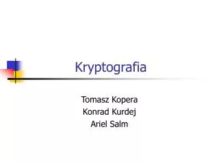 Kryptografia