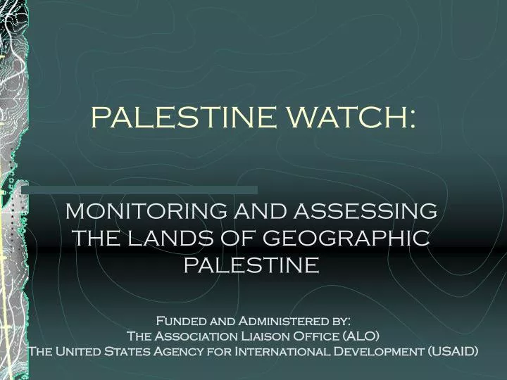 palestine watch
