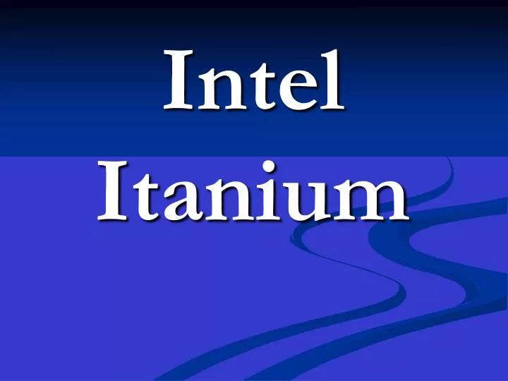 intel itanium