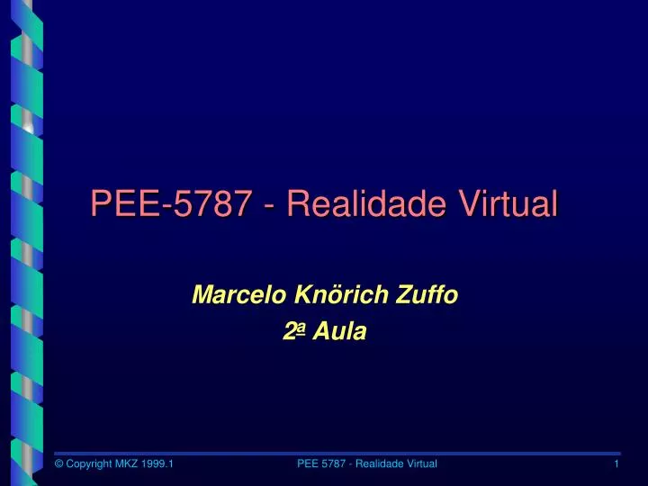 pee 5787 realidade virtual