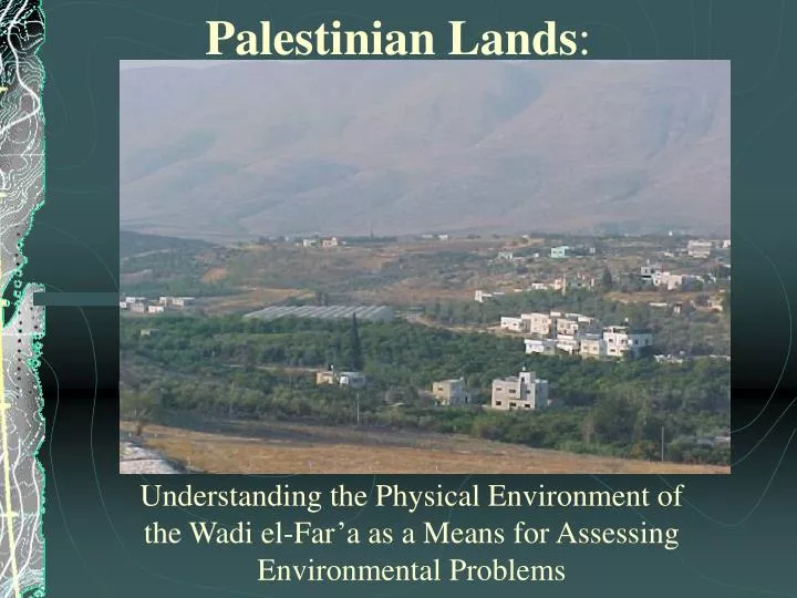 palestinian lands