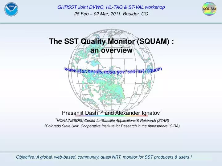the sst quality monitor squam an overview