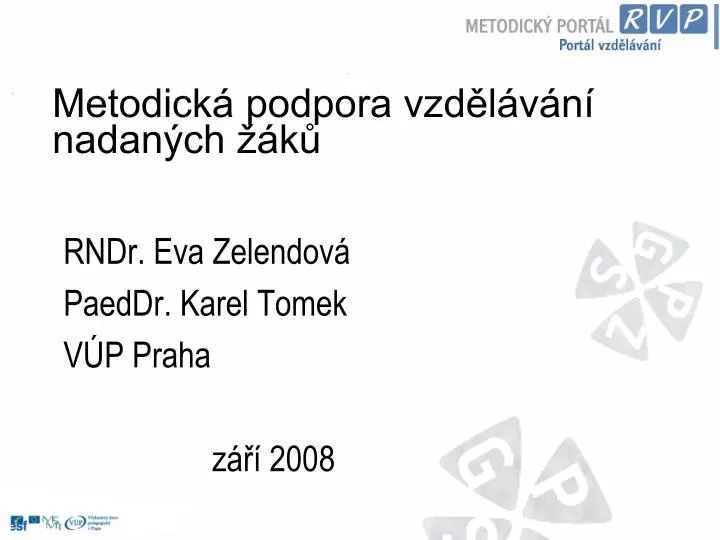 rndr eva zelendov paeddr karel tomek v p praha z 2008