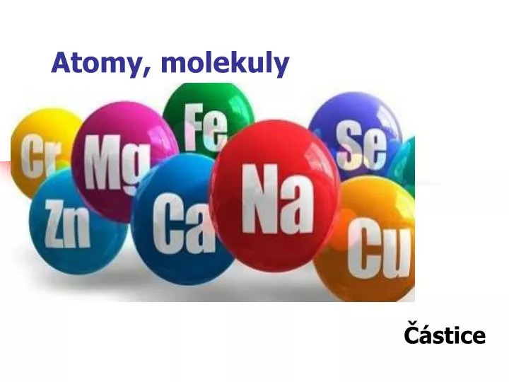 atomy molekuly